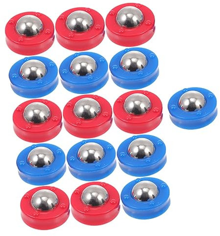 MOTHNUR 16stücke Mini-kugelroller Aus Stahl Und Kunststoff Rollperlen Für Fußballspielzubehör Einfache Bedienung Und Langer Lebensdauer Ersatz Für Kaputte Rollbälle