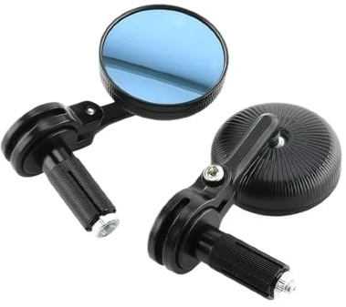 Specchietto Retrovisore Universale Da 7/8 Per Manubrio Di Motocicletta, Per Estremità Specchietto retrovisore