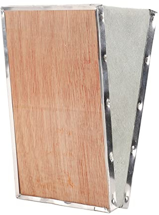 Pssopp Micro Bee Smoker Box, Plywood and Cowhide, Easy to Use Beekeeping Tool, Safe Protection for Beekeepers, Compact Design for Outdoor Use