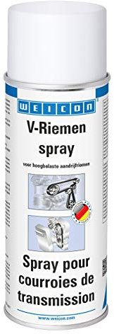 WEICON Spray pour Courroies de Transmission 400ml / Pour des courroies de transmission hautement sollicitées, Lot de 1