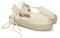 shoes&blues.es 84112 Alpargatas de Encaje con Cordones Ajustables para Mujer, Elegantes y Comodas, Diseno con Estilo Veraniego, Punta Cerrada. Beige Talla 39