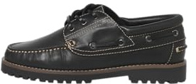 JACK & JONES Jfwbrooklyn - Scarpe da Uomo in Pelle, Taglia 42 EU, Colore: Nero, Nero, 42 EU