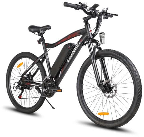 SAMEBIKE 26 Electric Bike for Adult, Mountain E-Bike with 36V13AH Removable Battery, 21 Speed,High Torque Motor, Max Range 90KM (PAS), Commuter Electric Bicycle Men Women