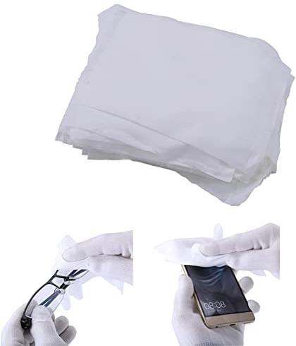 100 st väska 15 cm antistatisk mikrofiber renrumstorkare telefon LCD reparation rengöringsduk för verkstad laboratorium daglig kamera datorunderhåll rengöring effektiv mjuk ingen skada ljus Pr