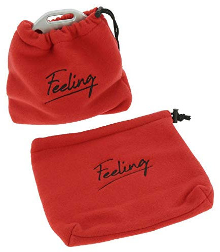 Ekkia Feeling Fleece-BEZUG FÜR STEIGBÜGEL 1 Paar (rot)