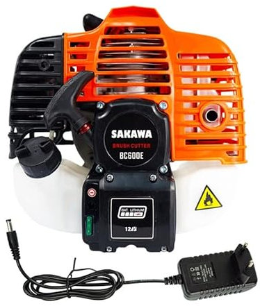 SAKAWA Motor 2 Tiempos Desbrozadora Ahoyador 52,7cc Arranque electrico