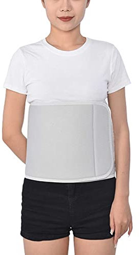 YANYUESHOP Soporte para la Espalda, Correa de Soporte para el Pecho y la Cintura, Soporte Ajustable para fracturas de Costillas, Alto Estiramiento para Hombres y Mujeres