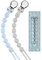 Kowlone Schnullerkette Junge mädchen Dummy Clips Schnullerband Schnullerketten Schnuller Clips Halter für Babydusche 2-Pack(Blau,Grau)