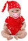 IVITA Ganzkörper Silikon Reborn Baby Puppe Offener Mund Neugeborene Babypuppe Zwillinge Babypuppe Weiche Babypuppe Kann Schnuller Fressen Unbemalte Puppe Mädchen