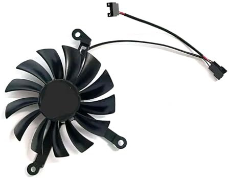 CF1015U12S 1X95MM 2X87MM RX 6700XT 6750XT GPU Fan For 309 RX 6700 XT 12GO graphics card Fan(Brown)