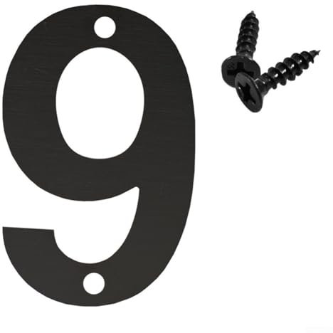 Outdoor Friendly 4 Inch Mailbox Numbering System with Simple Mounting Options (9)