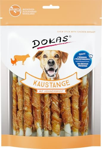 DOKAS Kaustange – Getreidefreier Premium Kausnack für Hunde, 200 g (1er Pack)