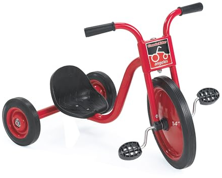 Angeles Kids Tricycle, Toddler Tricycle with Solid Airless Rubber Tires, Kids Bike for Preschools and Daycare, Ages 4+, ClassicRider 5 Tall Seat