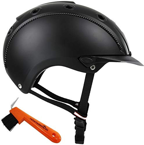 Casco Reithelm MISTRALL-1 schwarz L (58-62cm) + Hufkratzer Reiterladen24