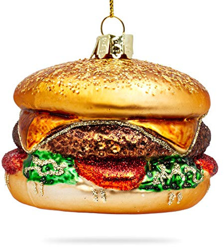 SIKORA BS469 Hamburger Christbaumschmuck Glas Figur Weihnachtsbaum Anhänger