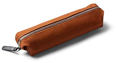 Bellroy Pencil Case (Zipper Closure, Slim Pen Case, Durable Woven Fabric, Holds Pens, Pencils, Cables & Personal Items) (Bronze)