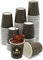 100 Vasos de Cartón Desechables - Vasos Cafe Para Llevar de 200ml (7oz) fabricados en España - Vasos Carton 100% Reutilizables Resistentes al Calor, Ideales para Café, Té, Cumpleaños, etc