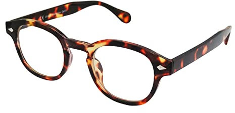 KISS DEPP - sehhilfe, blaulichtfilter - ICONIC/Havana, Transparente Linsen