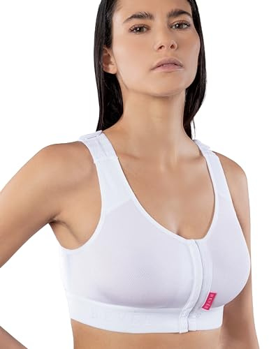 REVÉE Reggiseno Post-Operatorio Donna - Reggiseno per Mastoplastica Additiva, Riduttiva, Sostituzione Protesi, Mastopessi, Oncoplastica, Quadrantectomia, Reggiseno Gravidanza, Bra Julie