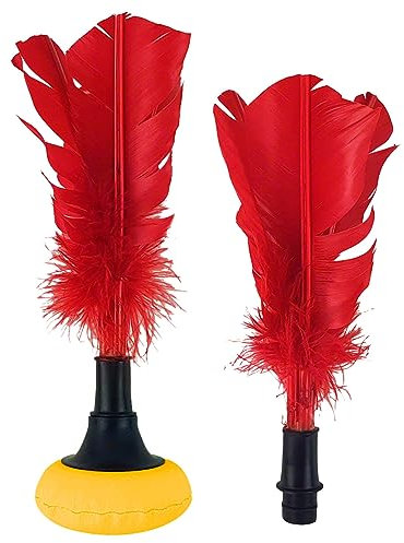 Sport-Tec Wurfspiel Indiaca Turnier, 45 g, inkl Ersatzfedergarnitur für Indiaca