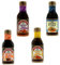 Saucen Set - 4 verschiedene Klassiker - Teriyaki mit geröstetem Sesam, BBQ Sauce mit Honig, Teriyaki Sauce mit geröstetem Sesam und Poke Sauce. Je 250ml
