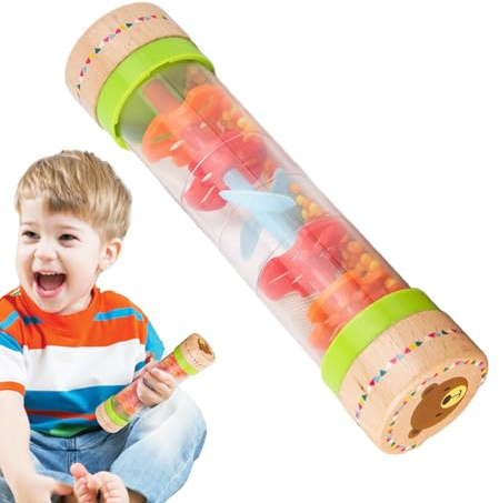 Toy Shaker Rainstick, Tube de hochet de précipitations | Tube de hochet de bâton de Pluie, sensoriels pour Les pour bébé apaisant Le Son de Jeu