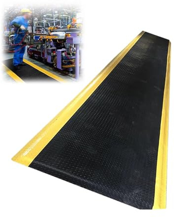 Tapis de sol anti-fatigue longue durée, support ergonomique pour bureau, garage et espaces de travail industriels