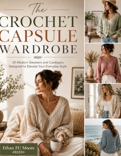 The Crochet Capsule Wardrobe: 20 Modern Sweaters and Cardigans Designed to Elevate Your Everyday Style