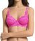 Femme Soutien-Gorge en Dentelles avec Armatures Féminin sans Rembourré, Soutien-Gorge de Tous Les Jours Femme Sexy Push-Up Rose 85B