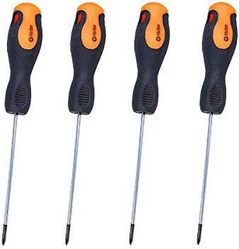 LEDLUX 4 Pezzi Cacciaviti a Croce, Cacciavite Stella, Con Punta Magnetica, Misura PH0 3X150mm