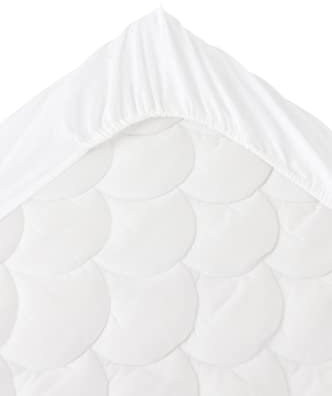 Jotex Zack Spannbettlaken - 100% hochwertige Bio-Baumwolle GOTS Zertifiziert Spannbetttuch mit Gummizug - Weiß, 180 x 200 cm