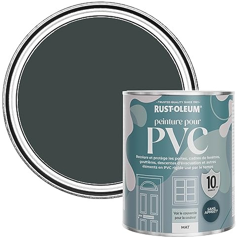 Rust-Oleum Black uPVC Door and Window Paint in Matt Finish - Black Sand 750ml