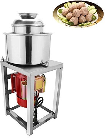 Samnuerly Tritacarne Commerciale Multifunzionale, Macchina per Affettatrice Elettrica in Acciaio Inossidabile Carne Automatica, Macinazione E Mescolatura Rapide, per Uso Domestico, Ristorante