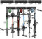 TUAKIMCE Bike Wall Rack,6 Bicycles Bike Wall Mount Garage Organizer & 5 Helmet Hooks,Adjustable Bike Storage Rack for Garage or Home Space Saving