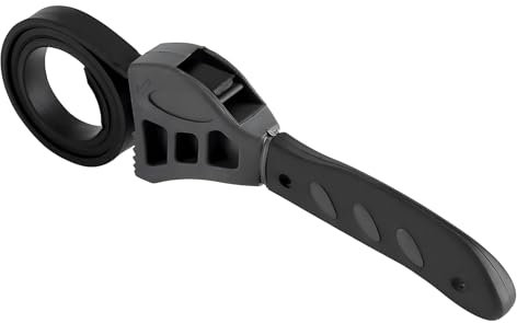 maxtachi Jar Openers for Weak Hands, 500mm Universal Strap Wrench Opener, Adjustable Spanner Jar Opener Tighten Loosen Plumbing Tool for Mechanics Plumbers, Spanner Removal Tool