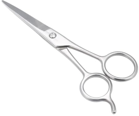 FRCOLOR Stainless Steel Mens Beard Trimmer Eyebrow Scissors Beard Clippers for Men Hairdressing Scissors Accessory