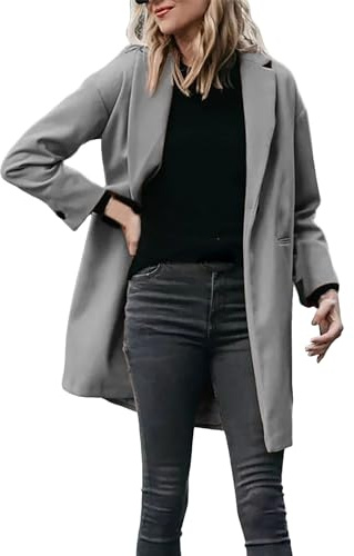 Mashaouyo Longblazer dam, svart damjacka, lång oversize kavaj, kostym, västerländsk, modern kavaj, blazer, glitter, traditionell blazer, övergångsjacka, sweatblazer, sportig blusjacka, utomhusjackor,