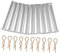 CRILSTYLEO 1 Set Von Baugerüst Verriegelungsstiften Und Clips Baugerüst Verbindungspins Baugerüst Zubehör Ø11mm x L70mm Ideal Für Sicheres Und Stabiles Gerüstsystem