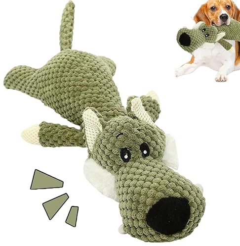 Generisch Unzerstörbares Hunde Spielzeug, New Hundespielzeug Unzerstörbar, Interaktives Hunde Spielzeug Kuscheltier, Aggressive Chewers Hundespielzeug, Dog Toys for Aggressive Chewers (Wölfe)