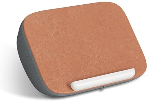 Tounee Supporto Lettura - Pillow Beanbag Ultra Soffice per Libri/Tablet - Lettura Senza Mani Letto/Canapé - Riduce Fatica Cervicale - Perfetto per Lettori & Utenti Tablet/Laptop - Grigio