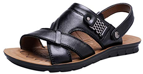 Générique Sandales Homme Sandale Cuir Sandalette Chaussure Pieds Nus Orthopedique Chaussures Hommes Claquette Confortable Pantoufles Ete 45 47 Aquatiques Trail D'été Été Chausson Marche De Plage