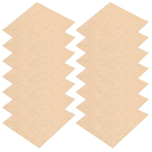 Baluue 500 pezzi Carta Forno Quadrata Fogli Antiaderenti per Hamburger Separatori Alimentari Resistenti Olio e Acqua per Biscotti Panini e Barbecue