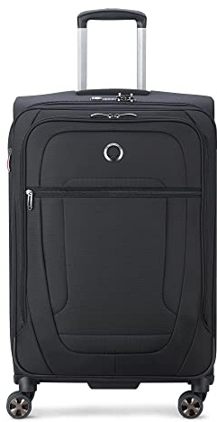DELSEY Paris - Helium DLX - Koffer - groß - weich - ausziehbar - 71 x 45 x 33 cm - 84 Liter - M - Schwarz