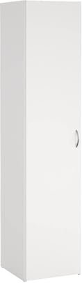 Armario Duero con 1 Puerta en color Blanco 39,4x41,5x175,4cm