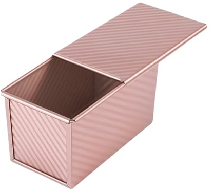 Moldes para pan – Horno holandés ovalado | Molde para pan con tapa | Moldes para hornear pasteles caseros, caja de tostadas, panificadores rectangulares alternativos, sartén para horno para postres