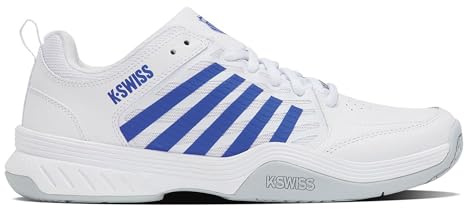 K-Swiss Court Express 2 tennissko, vit/bländande blå, 46 EU