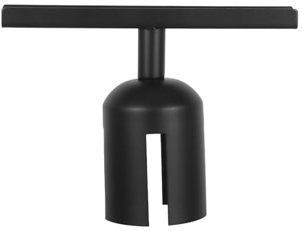 ABOOFAN Stainless Steel Stanchion Sign Bracket with Horizontal Poster Holder for Queue Barrier and Retail Advertising, 1-meter Fixed Sign Clip Stand Suitable for Airport and Mall Displays