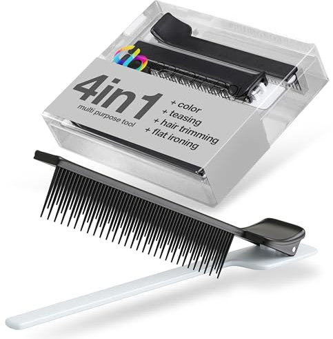 ColorBow Pettine con clip per prendere in giro (5 pezzi) Pettine per prendere in giro, strumenti per lo styling da colorare - Un must have per parrucchieri per evidenziare balayage board Companion
