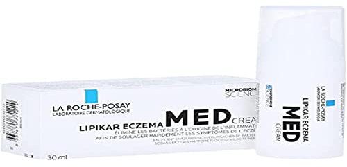 La Roche-Posay Lipikar Eczema Med, Akutcreme zur schnellen Milderung von Ekzem-Symptomen bei Neurodermitis, Unterstützung für das natürliche Mikrobiom der Haut, 30ml
