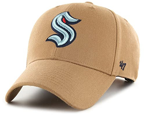 '47 NHL Seattle Kraken Basecap Baseballcap Cap MVP Camel Kappe